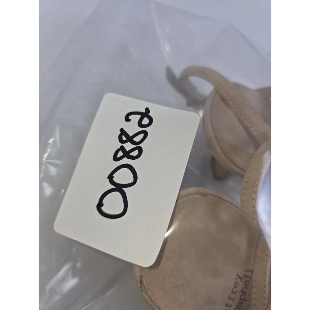 New Womens Jeffrey Campbell Honolulu Essence Suade Kitten Heels Size 8